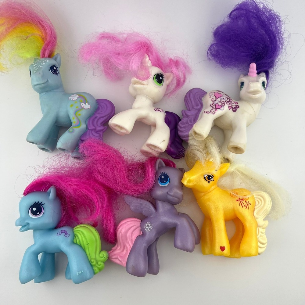 My Little Pony McDonald's Pony Lot – 6 Figures – G3/G4 Mixed Set